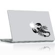 PC und MAC Laptop Folie - Sticker Scorpion - ambiance-sticker.com